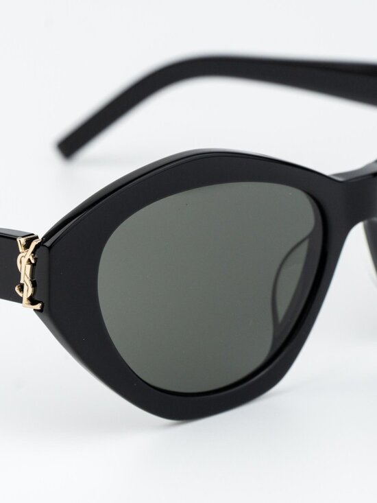 Saint Laurent Women Sunglasses Black Grey Cat Eye SLM60 006 NEW AUTHENTIC main image 8